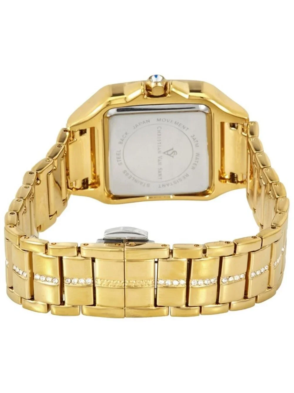 NWT Christian Van Sant Splendeur Quartz Gold Dial Ladies Watch